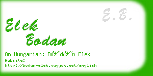 elek bodan business card